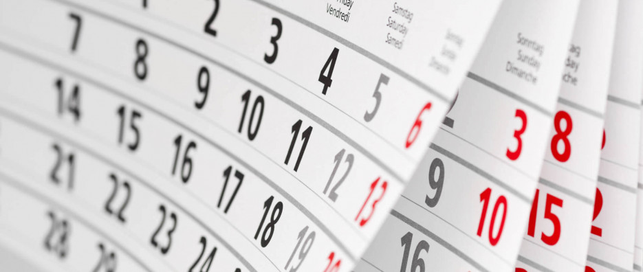 Subscribe top a calendar for Bolivia